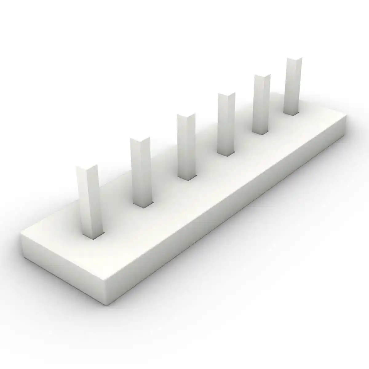 Base con 6 bastones cuadrados para test Merrill-Palmer MP-R